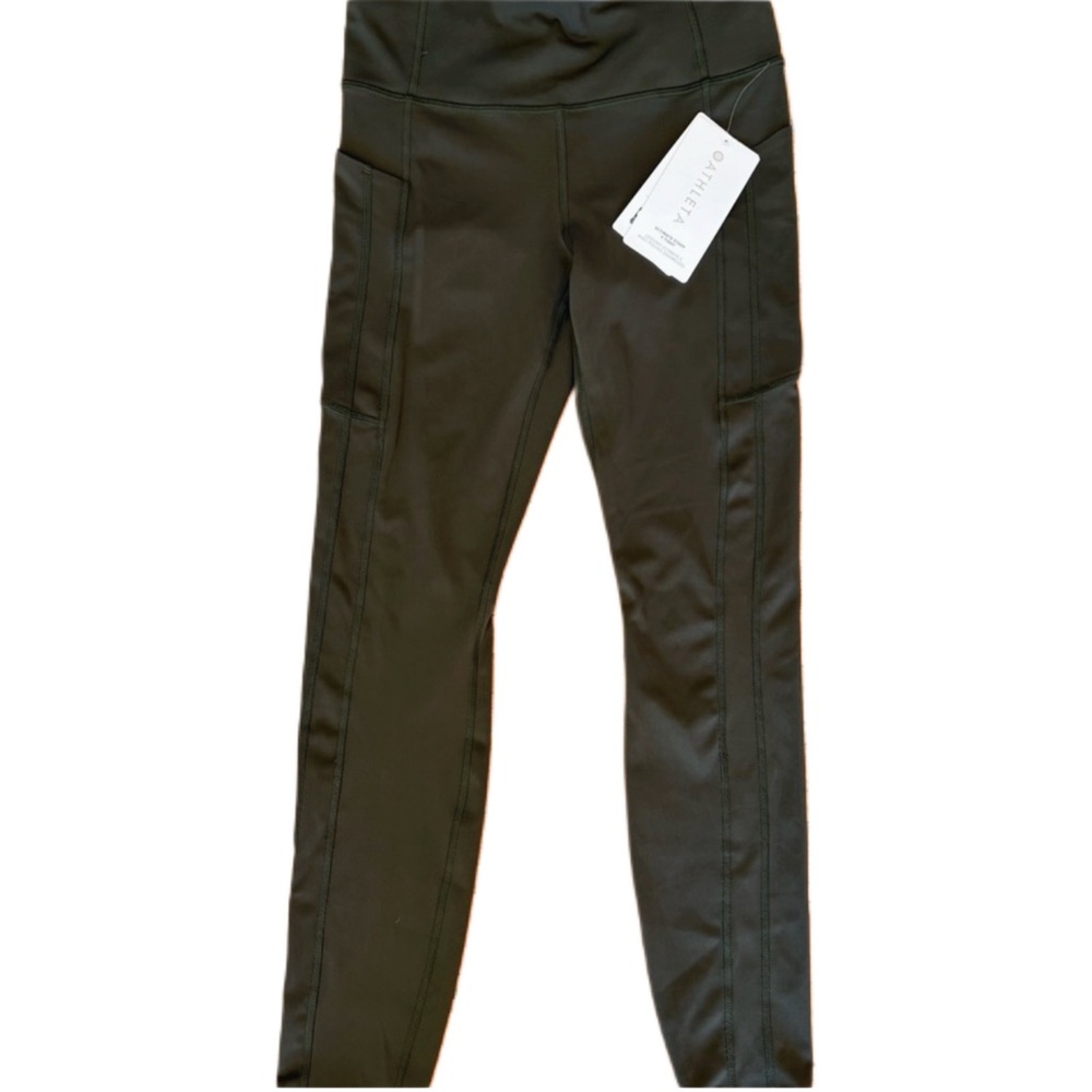 Athleta Ultimate Stash II Tight, Leggings, Pockets, Green, Army Olive, Small